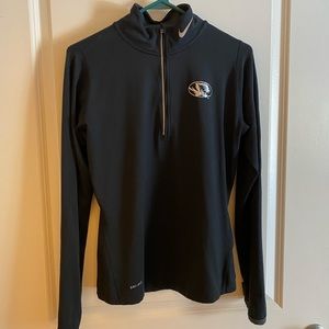 Nike Mizzou 3/4 Zip Dri Fit Pullover